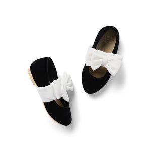 Janie and Jack Velvet Ballet Flat